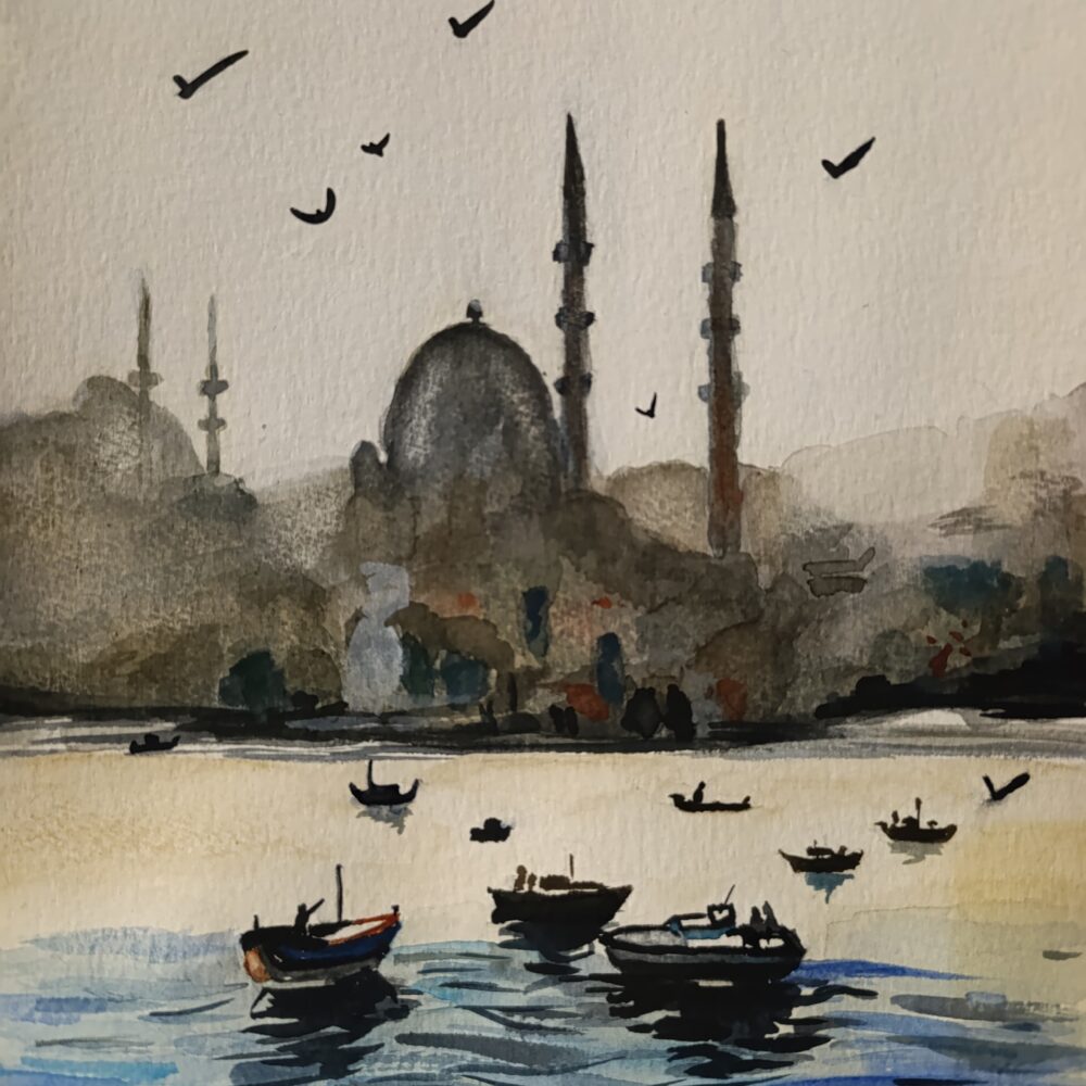 "İstanbul'da Gün Batımı"