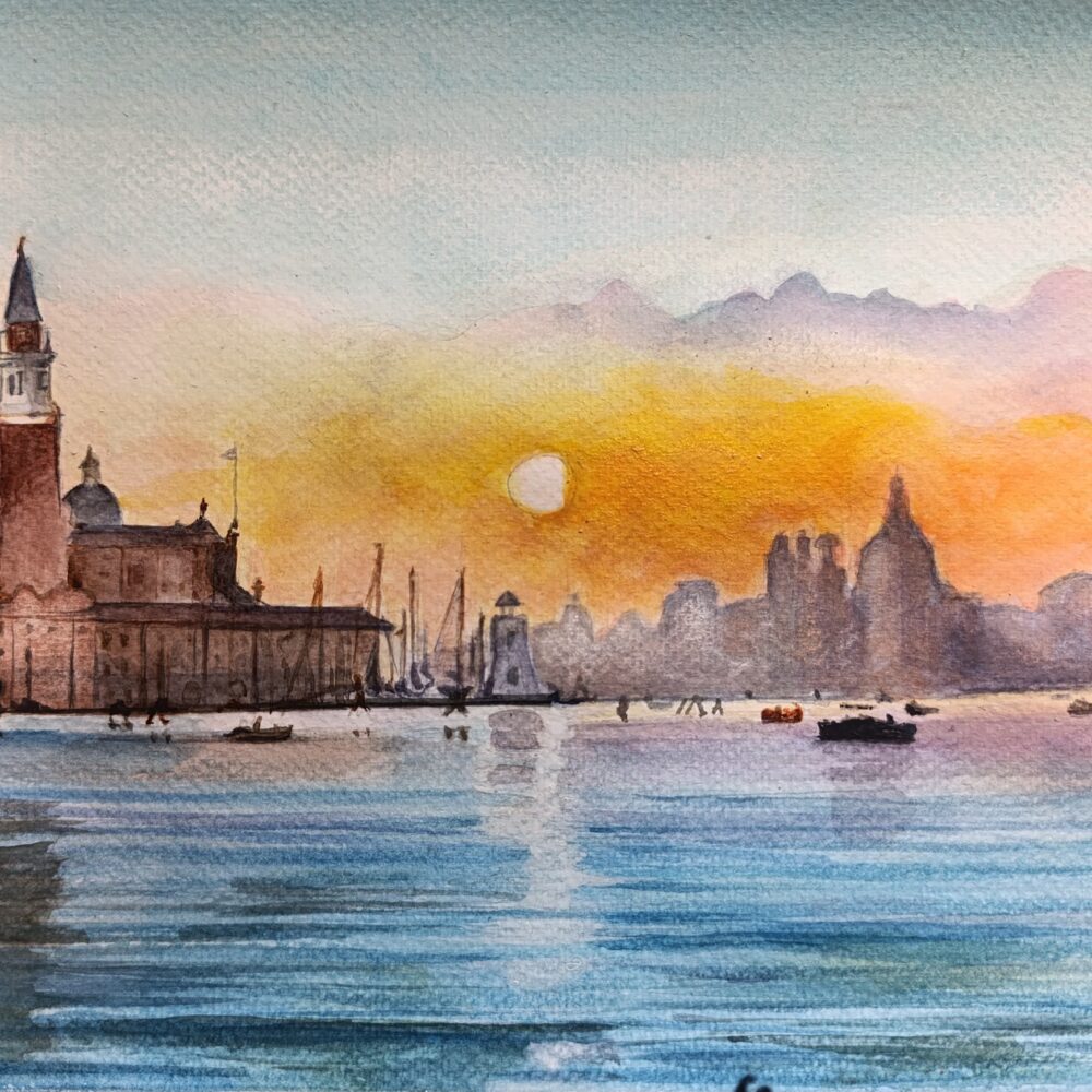 "Venedikte Gün Batımı"
