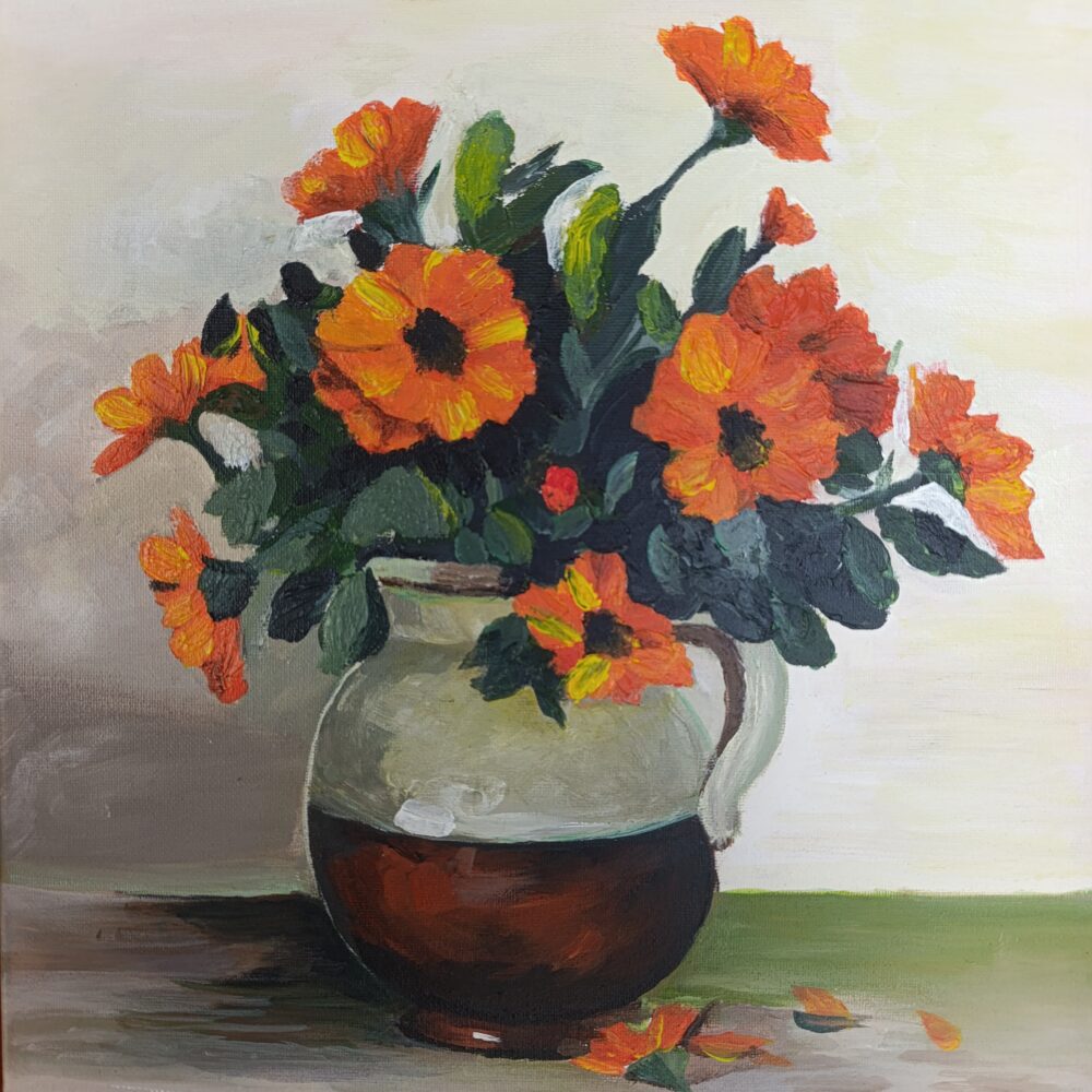Orange flowers