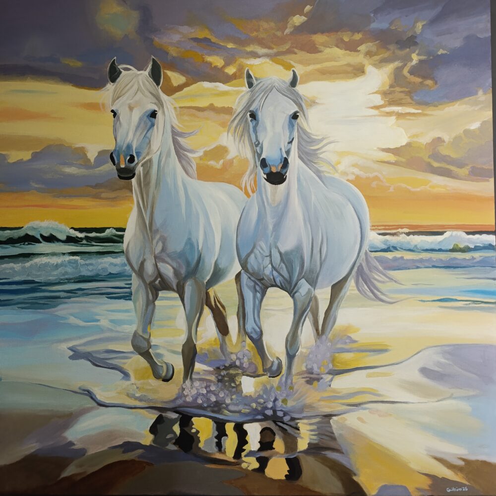 White horses